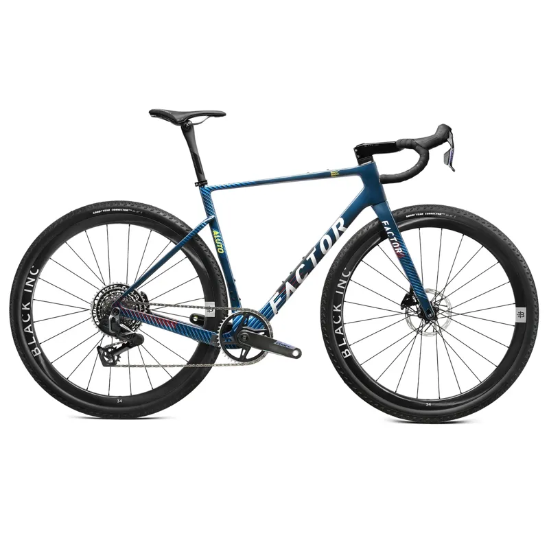 Factor Aluto FORCE XPLR AXS 1X Bike Raptor Blue