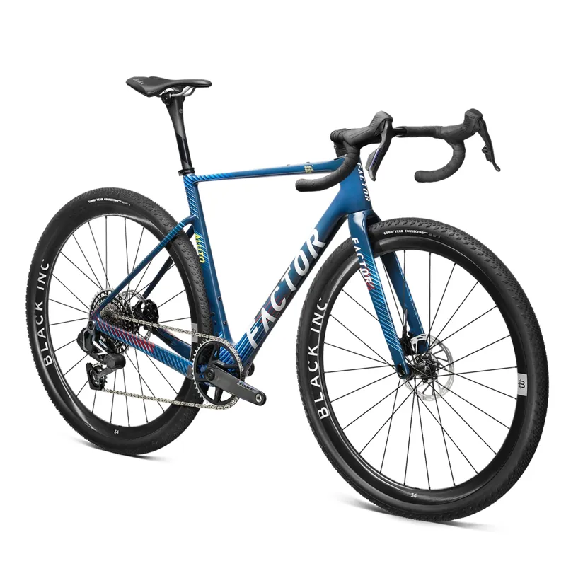 Factor Aluto FORCE XPLR AXS 1X Bike Raptor Blue-1