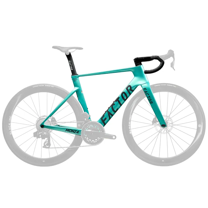 Factor Monza Disc frameset Steel Green