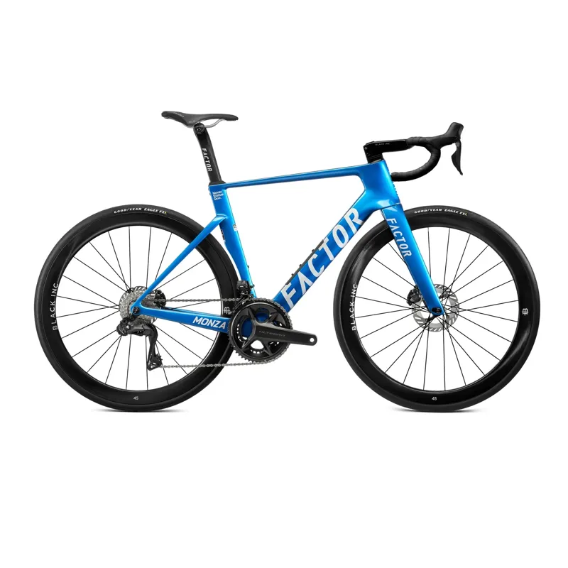 Factor Monza Disc Ultegra Di2 Road Bike Solar Blue