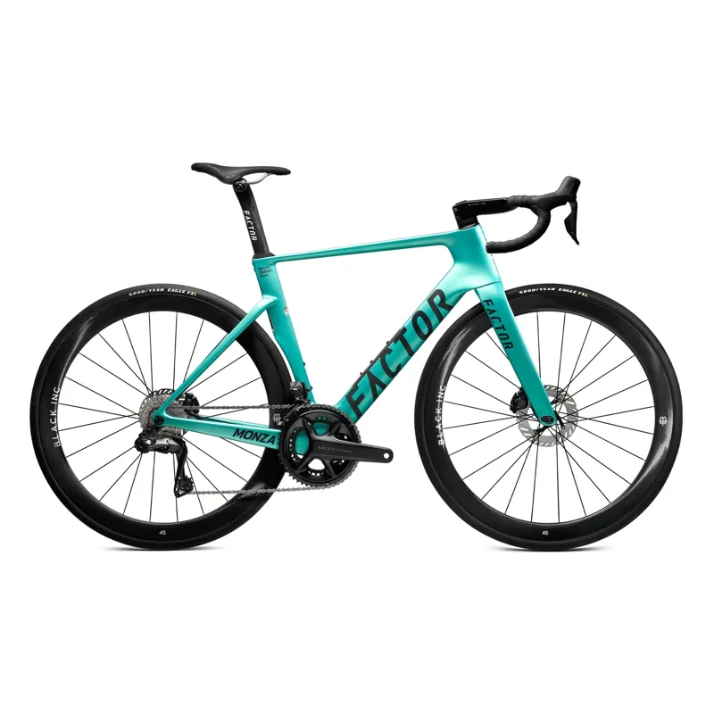Factor Monza Disc Ultegra Di2 Road Bike Steel Green