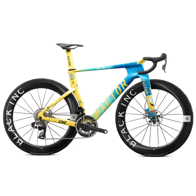 Factor One Limited Edition TDFF Spongebob Dura Ace Di2 Bike