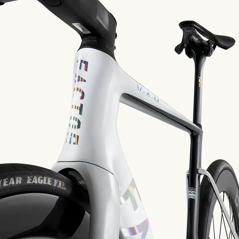 Factor Ostro Vam 2.0 Disc Shimano Dura Ace Di2 Bike White Chrome-8