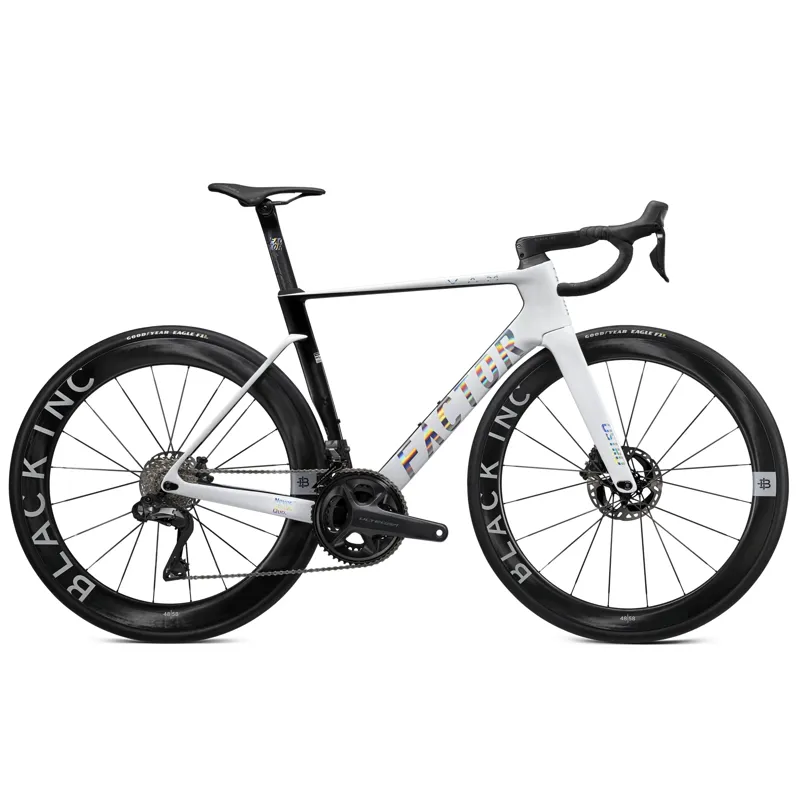 Factor Ostro Vam 2.0 Disc Shimano Ultegra Di2 Bike White Chrome