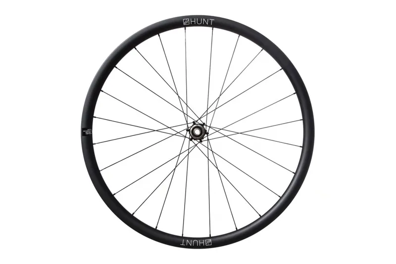 Hunt 33 Carbon Aero Disc Wheelset Black Spokes-3