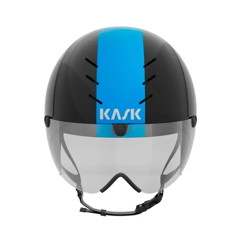 Kask Mistral Black/Light Blue TT Helmet-2