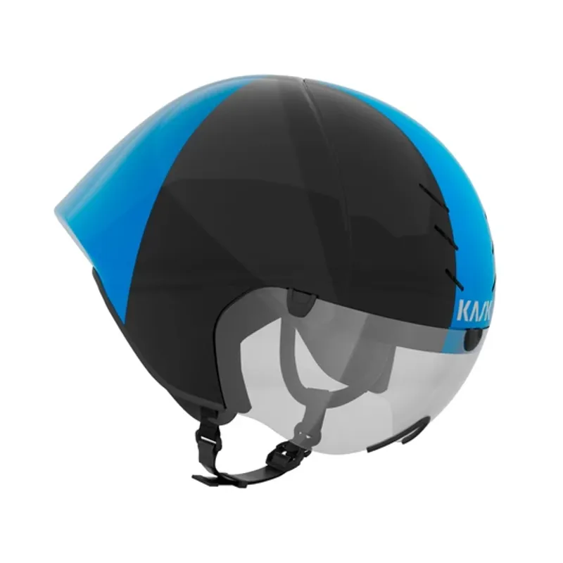 Kask Mistral Black/Light Blue TT Helmet