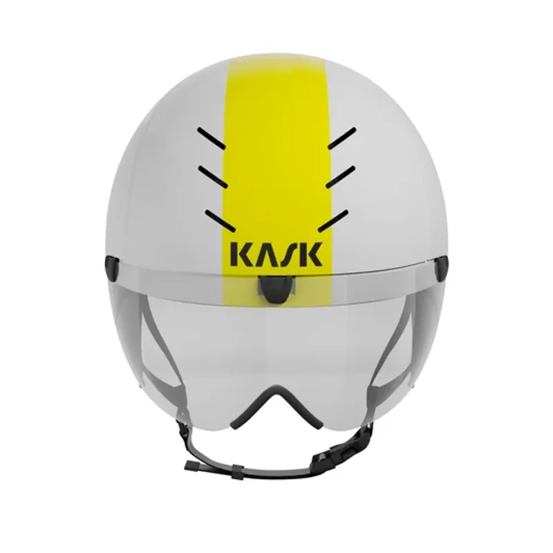 Kask Mistral White/Silver TT Helmet-2