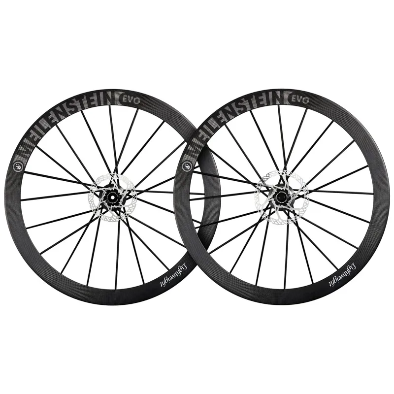 Lightweight Meilenstein EVO 24mm Disc Brake Carbon Road Wheelset