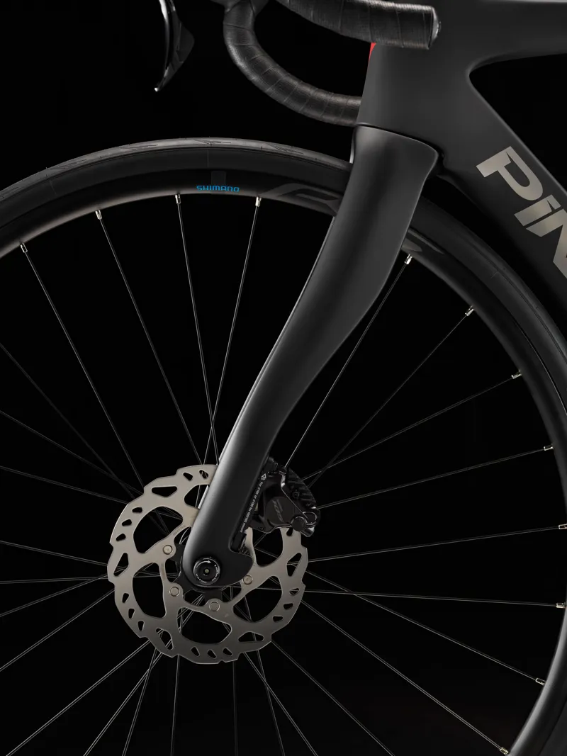 Pinarello F1 Disk 105 Carbon Red Matt Carbon Road Race Bike-3