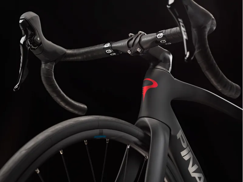 Pinarello F1 Disk 105 Carbon Red Matt Carbon Road Race Bike-4