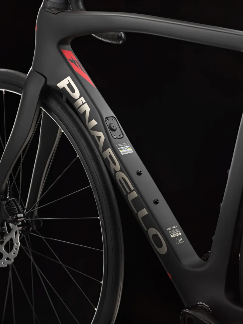 Pinarello F1 Disk 105 Carbon Red Matt Carbon Road Race Bike-7