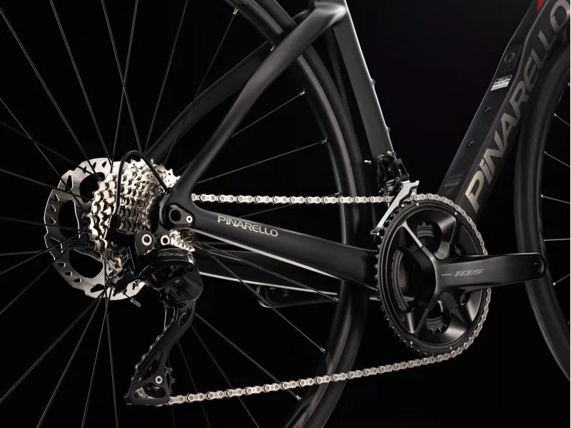 Pinarello F1 Disk 105 Carbon Red Matt Carbon Road Race Bike-9