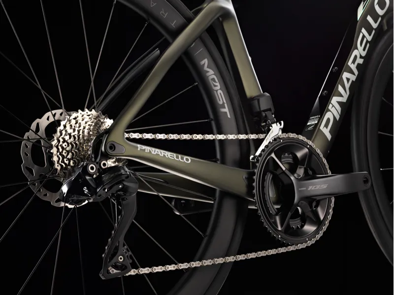 Pinarello F5 Disk 105 Di2 Etna Black Matt Carbon Road Race Bike-8