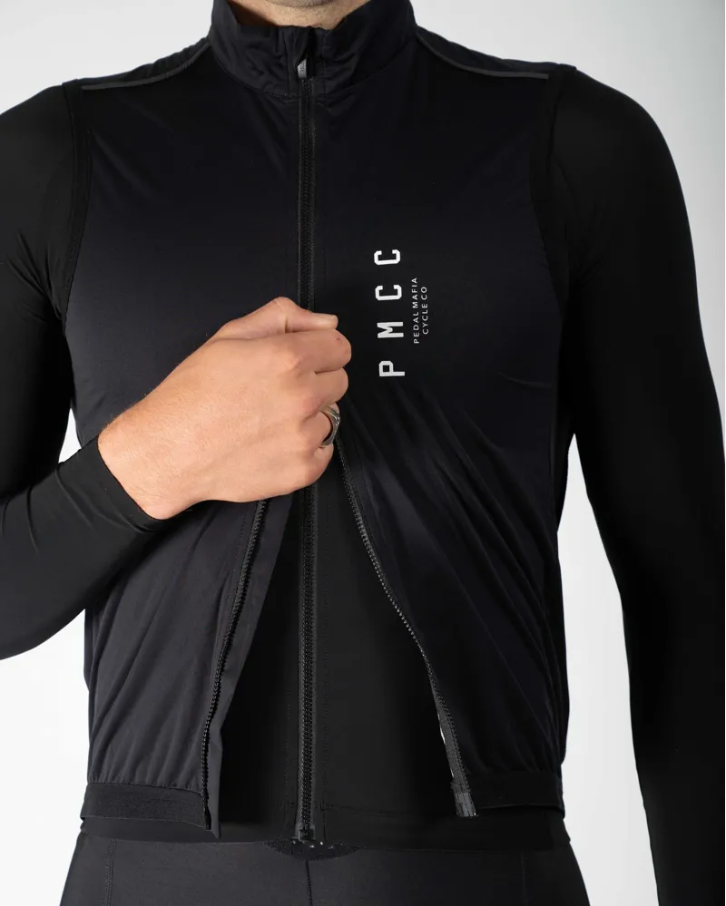 Pedal Mafia Mens PMCC Featherweight Vest - Black-2