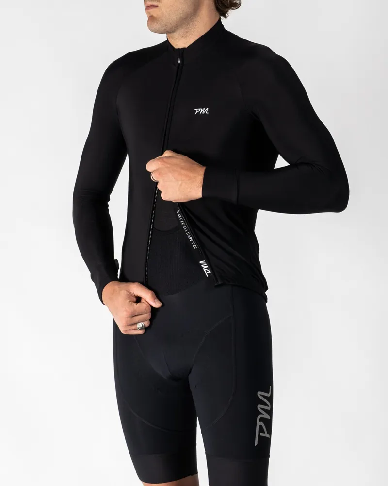Pedal Mafia Mens Pro Thermal Jacket Black