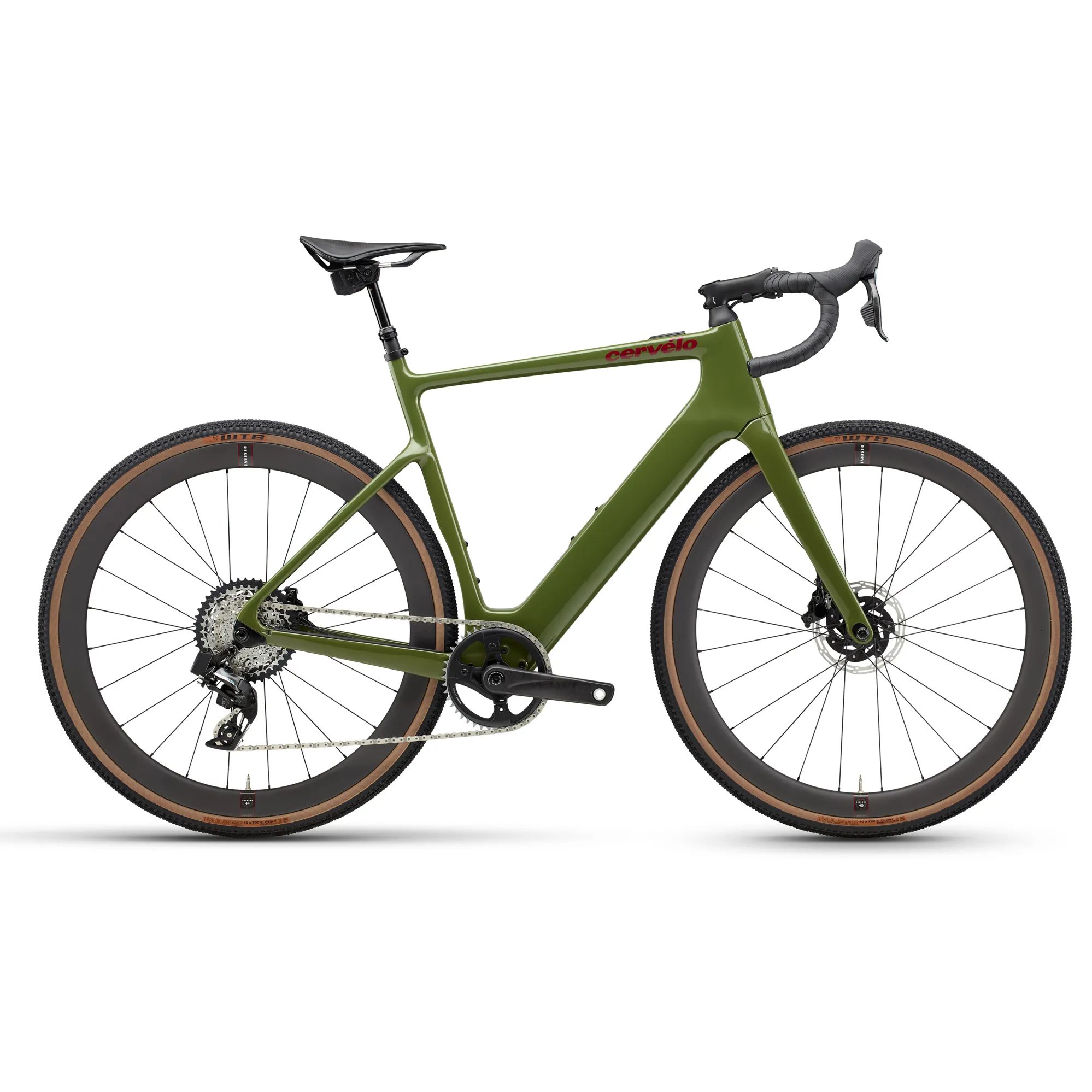Cervelo Rouvida Force XPLR AXS Expedition Green Electric Bike