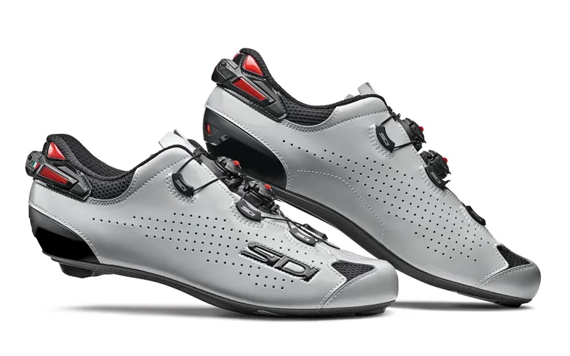 Sidi Shot 2 Carbon Road Shoes in Silver