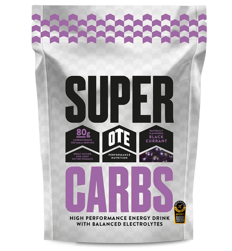 OTE Sports Super Carbs Blackcurrant Drink Bulk 850g