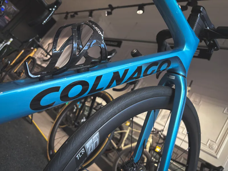 Colnago V4 Disc Ultegra Di2 12 Speed Vision Carbon Wheel Upgrade Blue-3