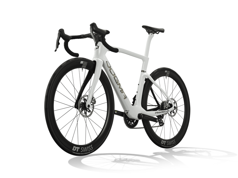 Pinarello Dogma F Disk Edge Crystal White Carbon Road Frameset 2025-1
