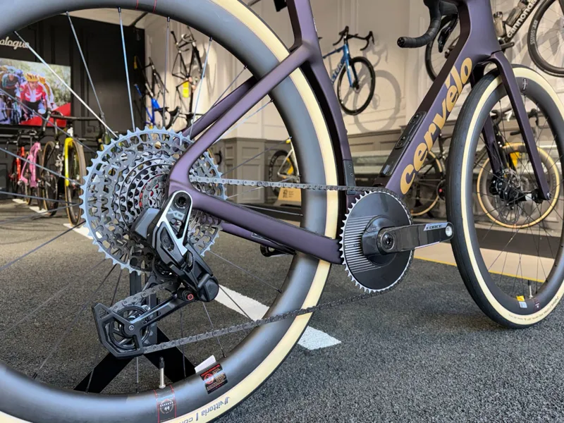 Cervelo Aspero-5 SRAM Force AXS 1 Black Currant Carbon Gravel Bike-2