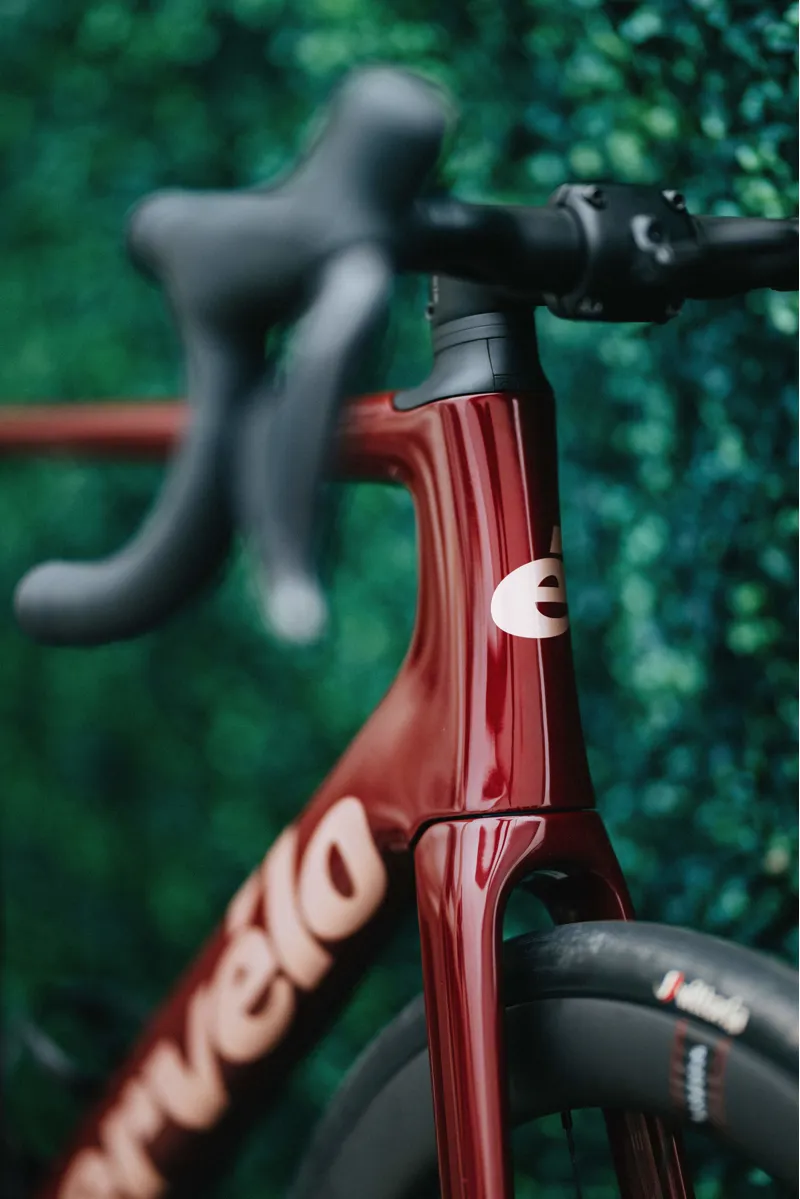 Cervelo Caledonia-5 Ultegra Di2 Carmine Carbon Road Bike-2