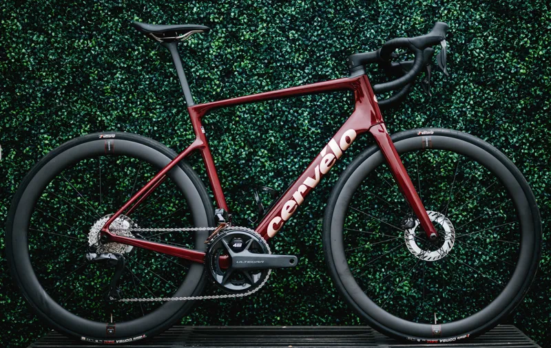 Cervelo Caledonia-5 Ultegra Di2 Carmine Carbon Road Bike-1