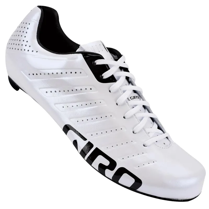 Giro Empire SLX Carbon Lace Up Road Shoes In White