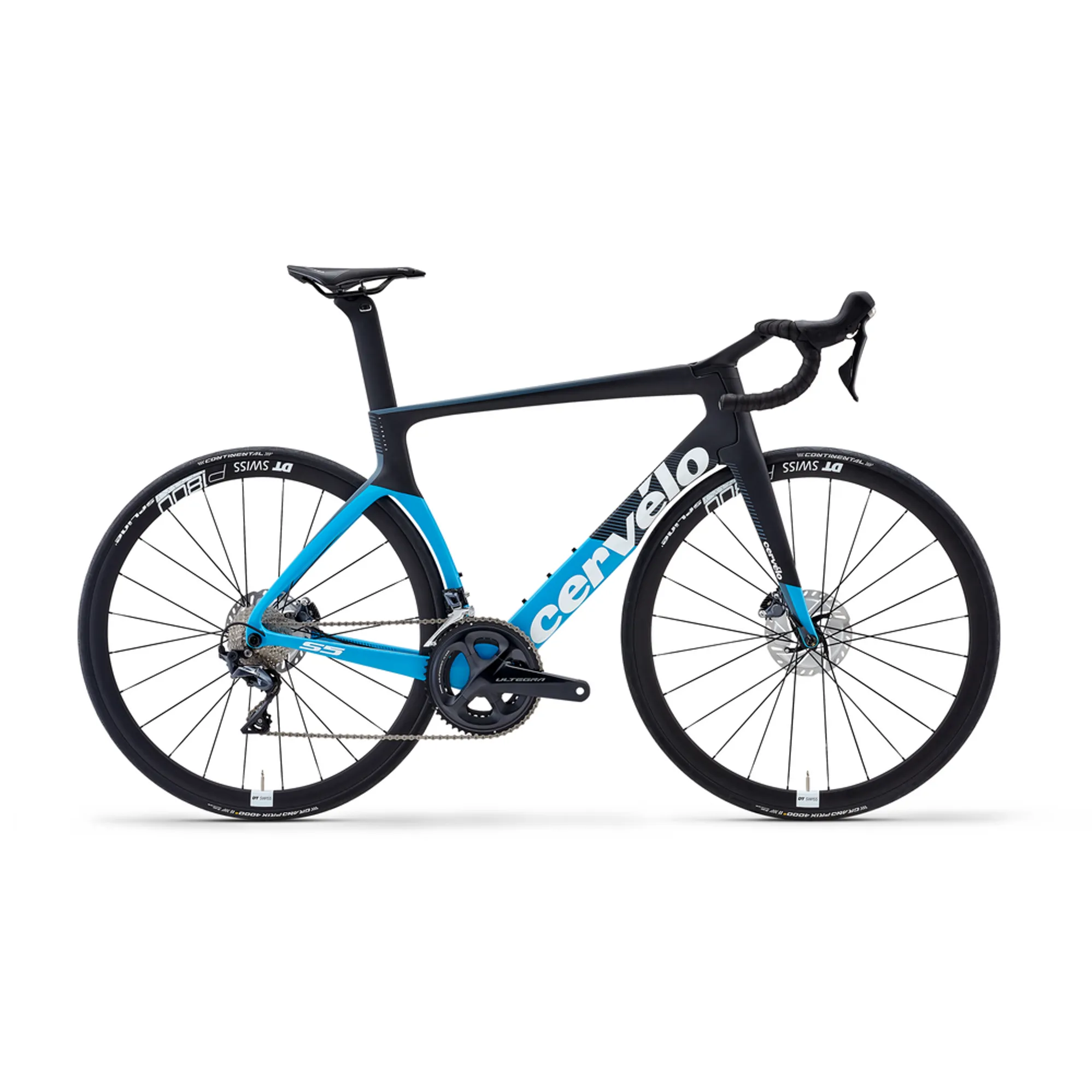 2019 Cervelo S5 Disc Ultegra 8000 Black Blue Carbon Road Bike