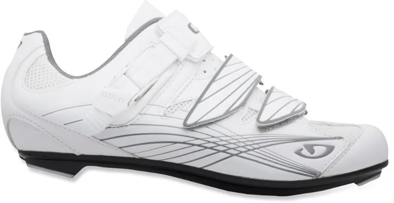 Giro Solara Womens Road Cycling Shoe In White/Silver-2