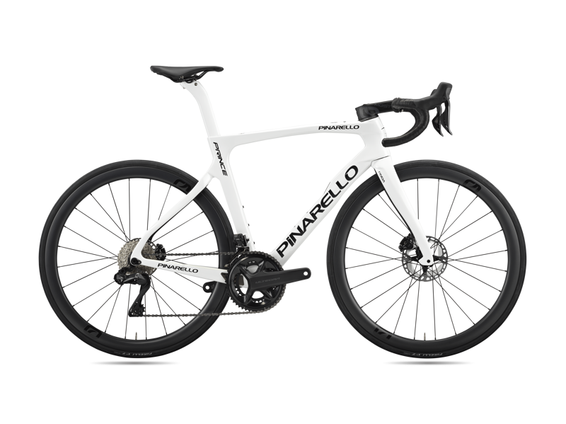 Pinarello Prince Ultegra Di2 Most Carbon Wheels White Carbon Road Bike