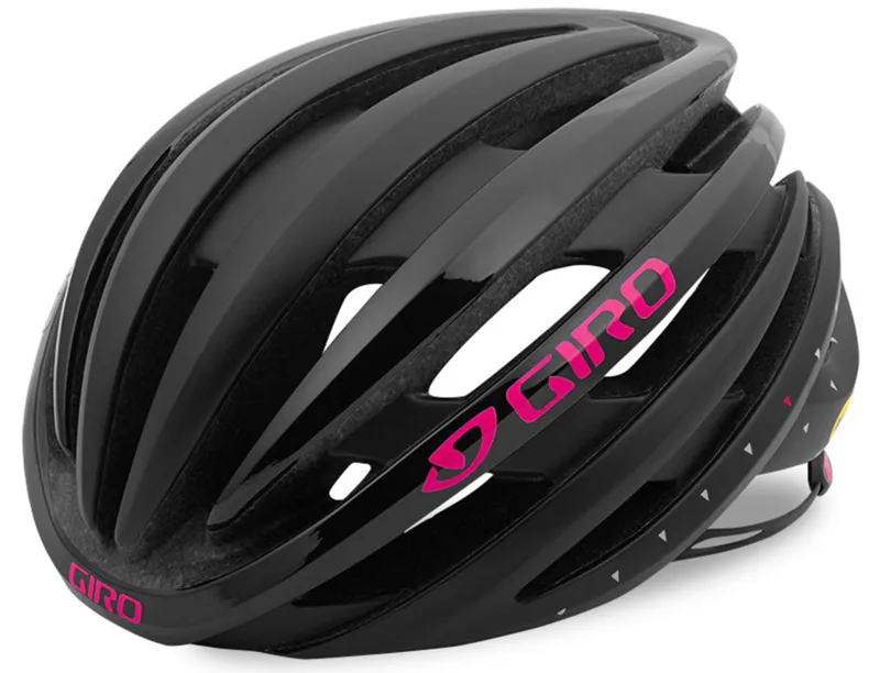 Giro Ember Mips Womens Road Helmet In Black Bright Pink