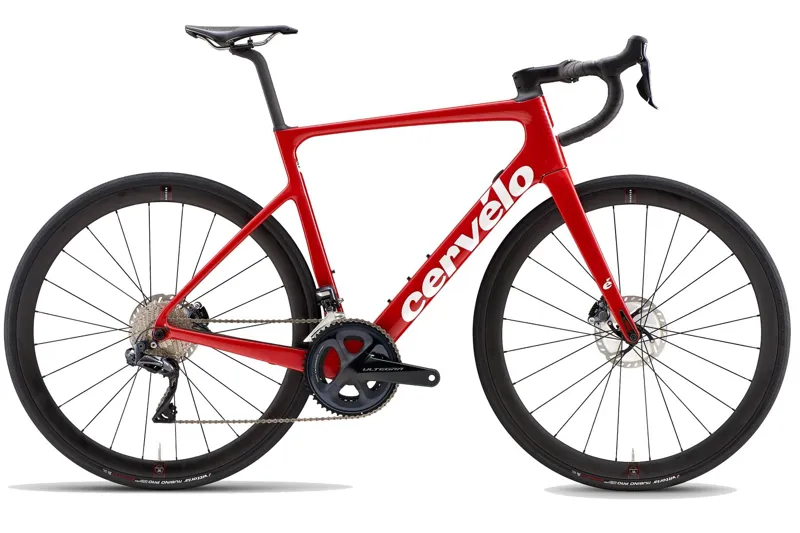 2021 Cervelo Caledonia 5 Ultegra Di2 Red White Carbon Road Bike