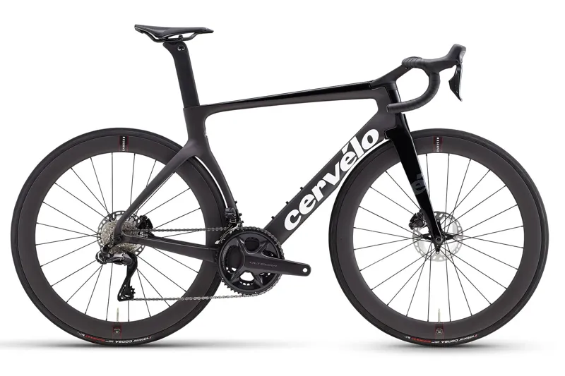 2022 Cervelo S5 Ultegra Di2 Five Black Carbon Aero Road Bike