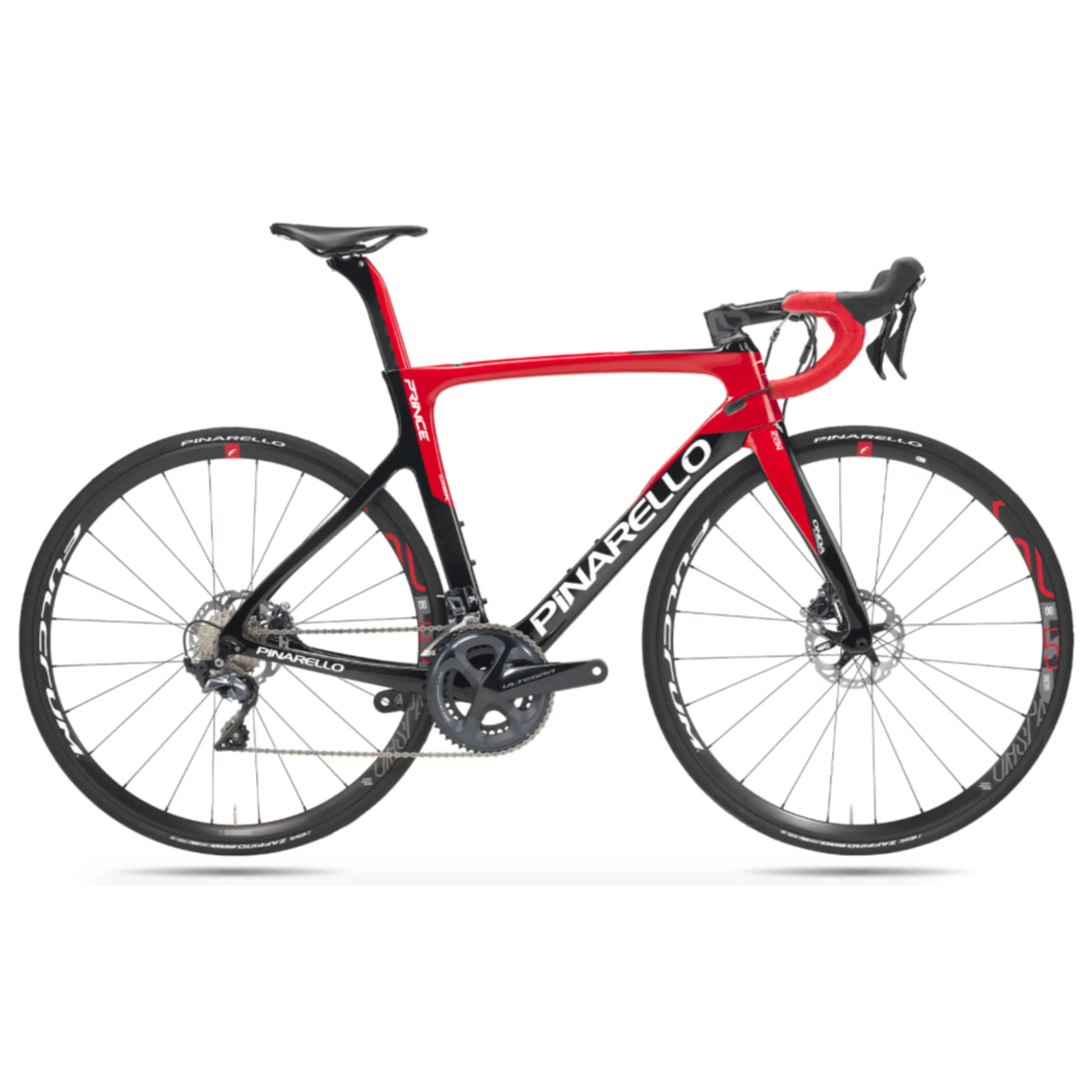 2020 Pinarello Prince Disk Ultegra 274 Black Red Carbon Road Bike