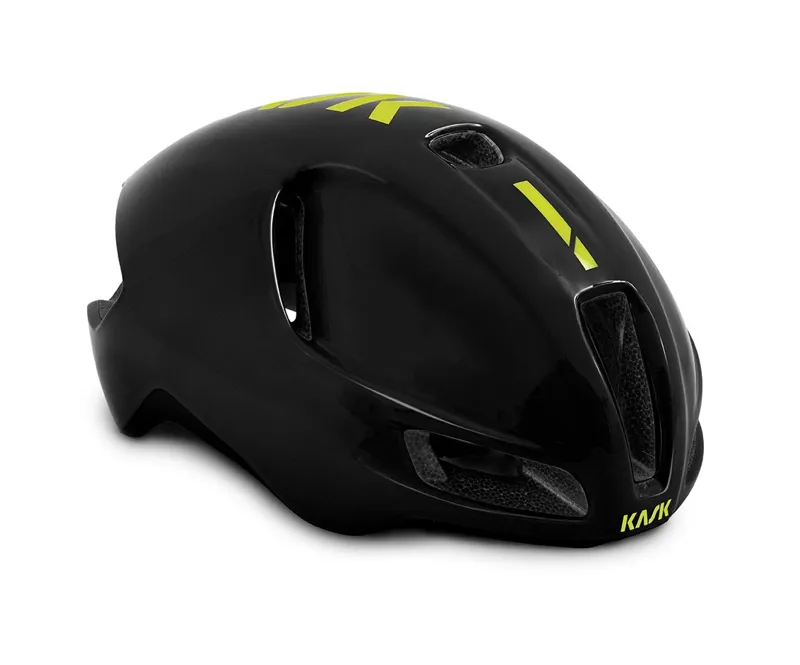 Kask Utopia Black/Fluro Yellow Aero Road Helmet
