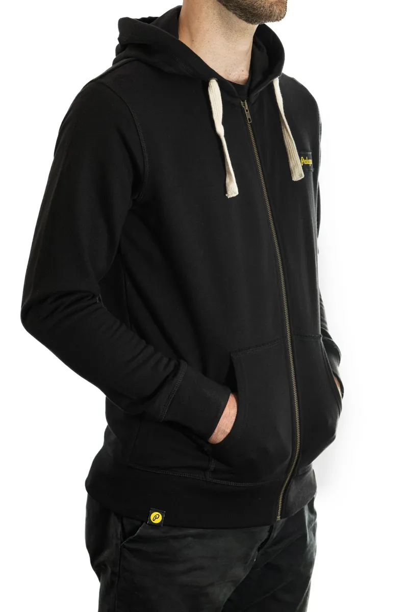 Prologue Performance Cycling Cotton Zip Up Hoodie In Black-3