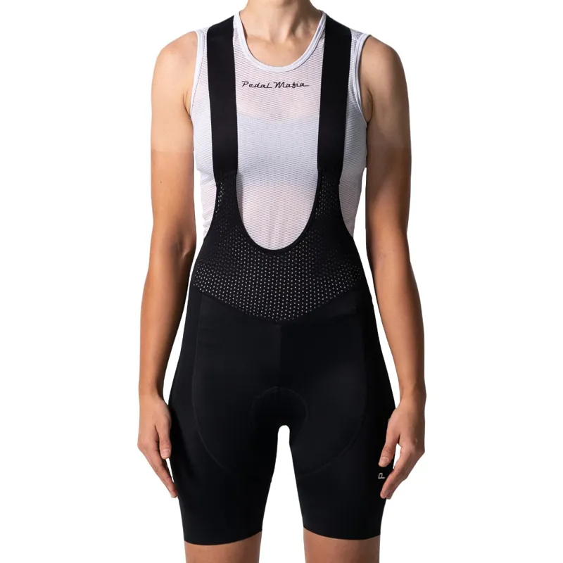 Pedal Mafia Womens PMCC Bib Shorts - Black White