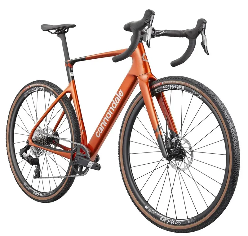 Cannondale SuperX 4 Apex AXS Fire Orange Gravel Race Bike-1