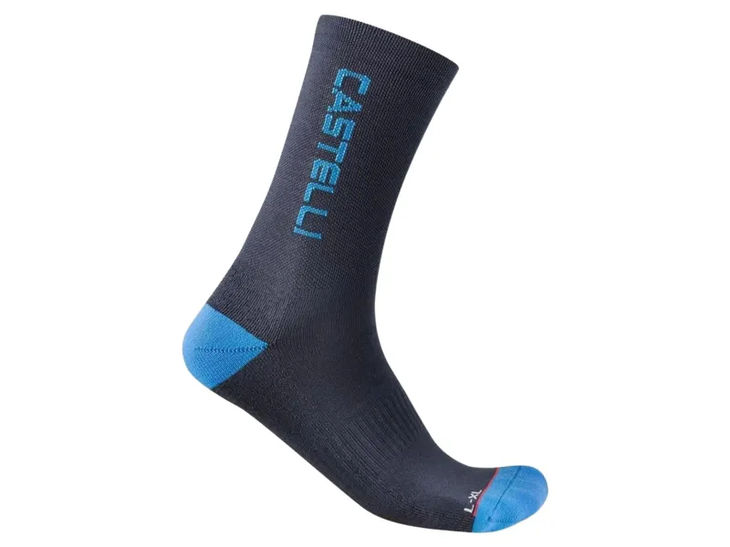 Castelli Sweetspot 20 Thermal Sock Twilight Blue/Blue Circuit