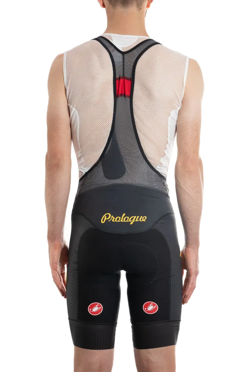 Prologue By Castelli Free Aero Race 4 Bibshorts In Black/Yellow-1
