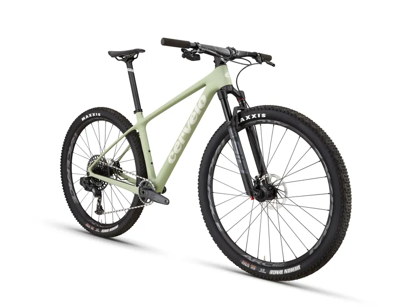 Cervelo ZHT-5 GX Eagle AXS Moss/Khaki Carbon Hardtail Mountain Bike-1