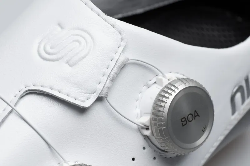 Nimbl Ultimate Glide Carbon Road Shoes in White/Silver-2