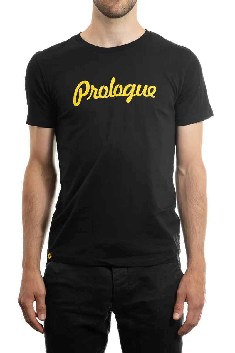 Prologue Performance Cycling Short Sleeve Organic Cotton T-Shirt Black