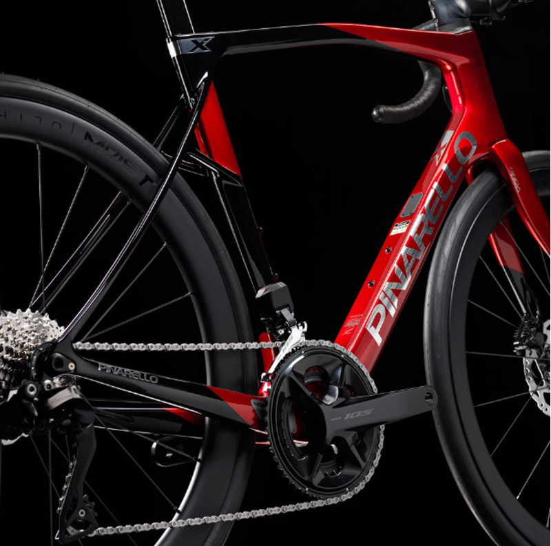 Pinarello X5 105 Di2 Starry Red Carbon Road Bike-4