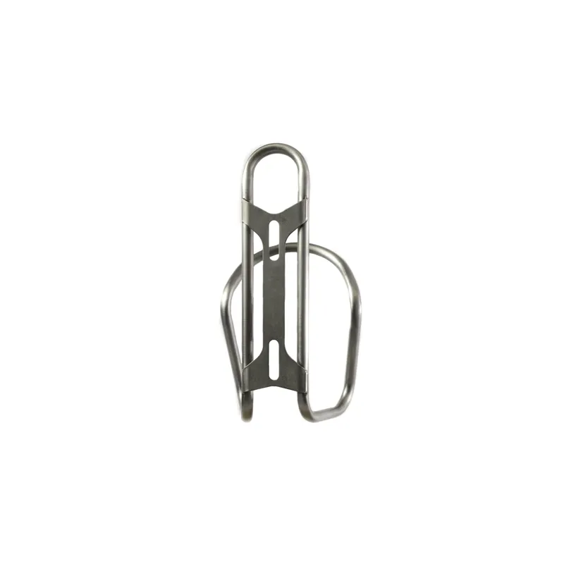 Silca Sicuro Titanium Bottle Cage Silver Universal-2