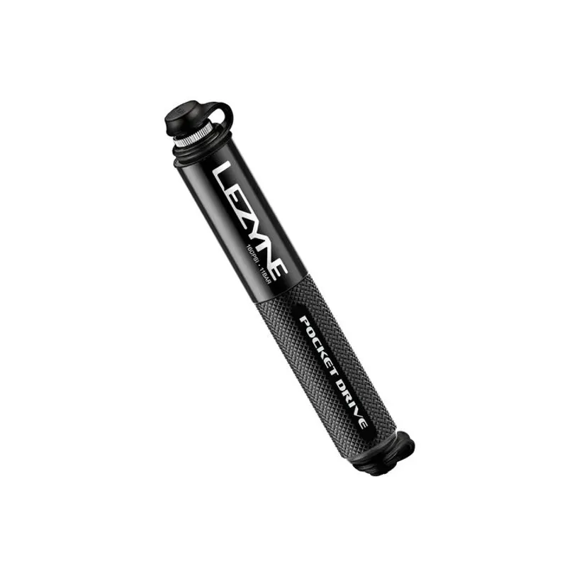 Lezyne 160psi Pocket Drive Mini Pump for Road Bikes in Black
