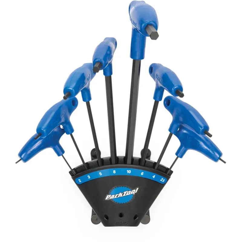 Park Tool PH-1.2 P-Handled Hex Wrench Set w/Holder