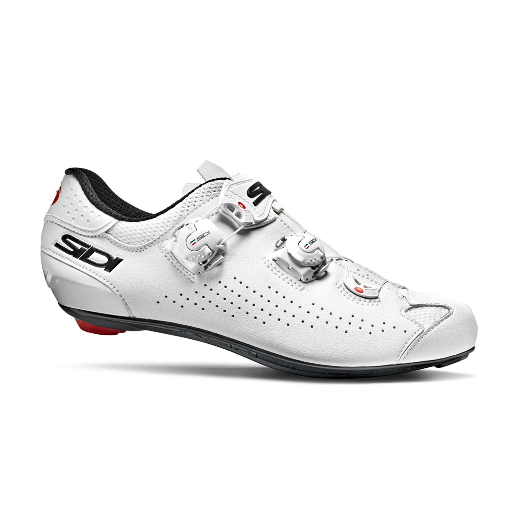 Sidi Genius 10 White/White Composite Road Cycling Shoes